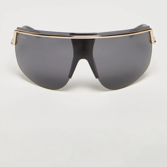 MaxMara Silver and Gold Sunglasses